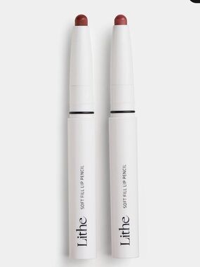 Lithe Soft Fill Lip Pencil Duo Dusk & Scarlet 0.76g X 2 BRAND NEW IN BOX